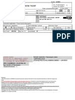 Legitimatie / Ticket: Tip / Type Res Gen de La / Departure Pana La/ Arr