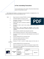 Written Test: Journalizing Transactions