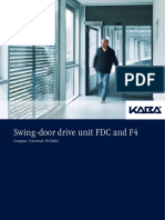 Swing-Door Drive Unit FDC and F4: Compact. Universal. Reliable