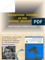 José Ernesto Vallejos Pereira, Inteligencias Múltiples en Una Realidad Pluricultural