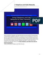 Forouzan MCQ in Telephone and Cable Networks