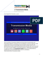 Forouzan MCQ in Transmission Media