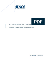 Hook Routines For Version Exit Points Customer How To Guide 1.0