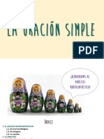 La Oración Simple PDF