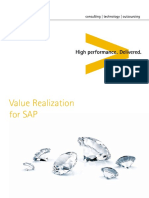 Accenture Value Realization For SAP