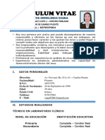 Curriculum Vitae Diana Vega 1