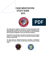 Hostage Negotiation Study Guide - Federal Law Enforcement Training - 2010