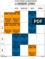 Horario Por Docente - Matriz