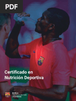 Certificado en Nutricion Deportiva