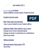 Kinetics of Electrode Reactions (Ch. 3)