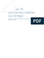 70 Entreprises Senegal