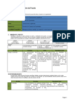 Gerente de Operaciones Logisticas