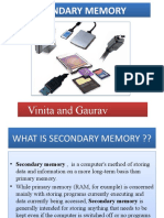 Secondary Memory