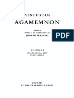 Agamemnon, Volume I Prolegomena, Text, and Translation-Clarendon Press (1962) PDF