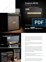 Friedman BE100: Plugin Manual