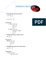 Contoh Soal Determinan Febrida