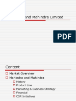 Mahindra and Mahindra Limited