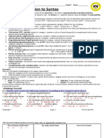 Module 7 Introduction To Syntax