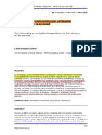 Saladaña, L. (2017) La Universidad Como Institución Pertinente en El Avance de La Sociedad. Educación Médica Superior, N. 31 Vol. 3 Pp. 222 - 231