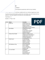 Mba-3c Questionnaire