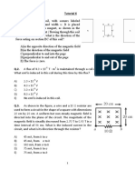 Tutorial 6 Q.1. A Rectangular Coil, With Corners Labeled