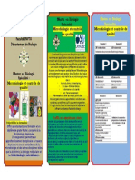 Dépliant Master Microbiologie Et Contrôle de Qualité