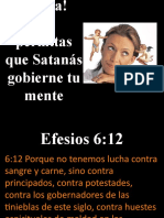 Alerta No Permitas Que Satanás Gobierne Tu Mente