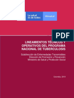 Lineamientos - PNT - 130919 - Tuberculosis