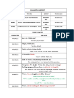 Simulation Script Tmc1512a4 Fiqah 2020723211 Amani 2020581139 Natrah