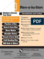 Rev o Lu Tion: Medium Chrome Tool Steel