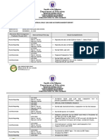 Department of Education: Individual Daily Log and Accomplishment Report