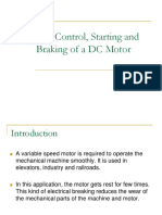 Speed Control and Starting of A DC Motor