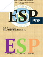 Eighth Semester Msc. Alejandra Flores H.: English