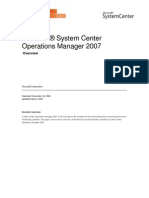 Microsoft® System Center Operations Manager 2007