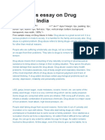 475 Words Essay On Drug Abuse in India