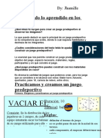 Vaciar El Campo: Recordando Lo Aprendido en Los Juegos