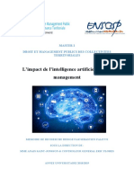 L'impact de L'intelligence Artificielle Sur Le Management