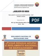 Reglamento Nacional de Edificaciones (RNE) - Diapositivas