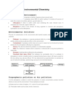 Environmental Chemistry: Components of Environment