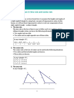 L3 - Sine Rule and Cosine Rule