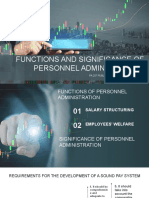 Functions and Significance of Personnel Administration