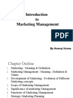 To Marketing Management: by Hemraj Verma