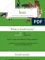 Biodiversity Loss: Germia, Rhea Jane - Velasco, Stephanie Joy - Zalavarria, Zarahbell Ann