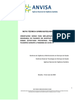 Nota Técnica N 08-2020 GVIMS-GGTES-Anvisa - Hospitais de Campanha