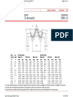 Tolerâncias ISO de Rosca Métrica 6g-6H PDF