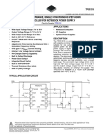 High Performance, Single Synchronous Step-Down Controller For Notebook Power Supply