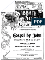 1) Gospel by John: Chapters