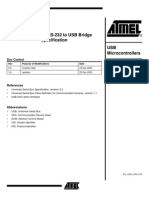 Migrating From RS-232 To USB Bridge Specification USB Microcontrollers