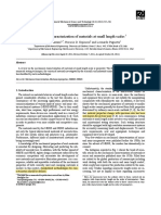 Mechanical Characterization of Materials at Small Length Scales