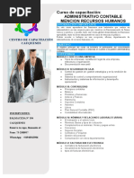 Curso ADMINISTRATIVO CONTABLE